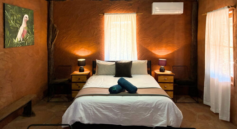Ooraminna Homestead Family Cottage main bedroom area